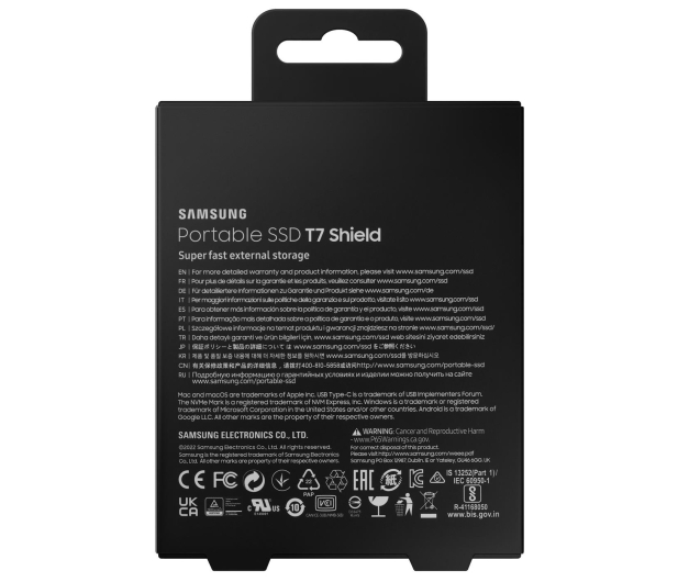 Samsung SSD T7 Shield 2TB USB 3.2 Gen. 2 Czarny - 729821 - zdjęcie 10